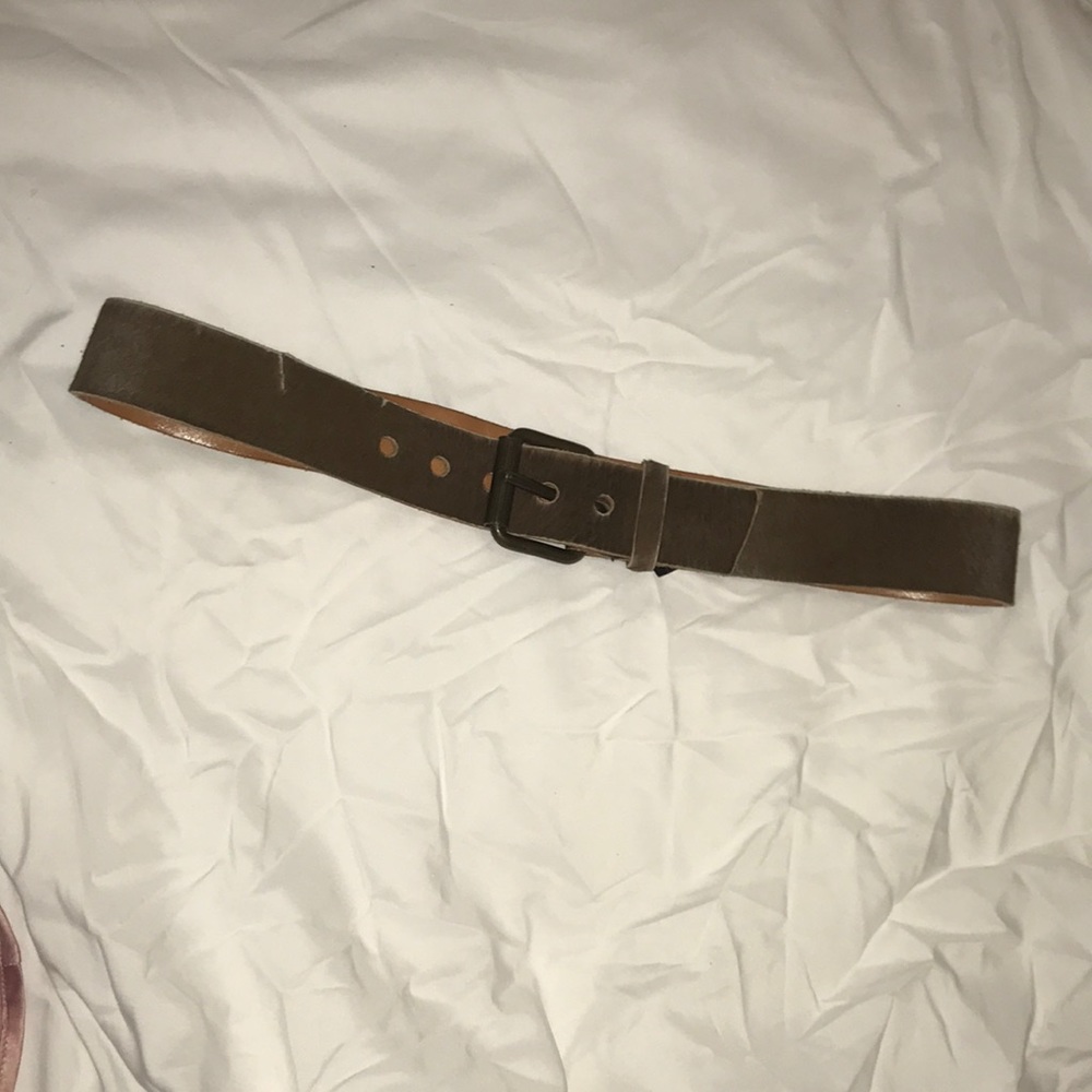 Miu Miu Cow fur and leather belt  size 85/34